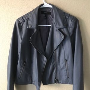 Faux Leather Jacket